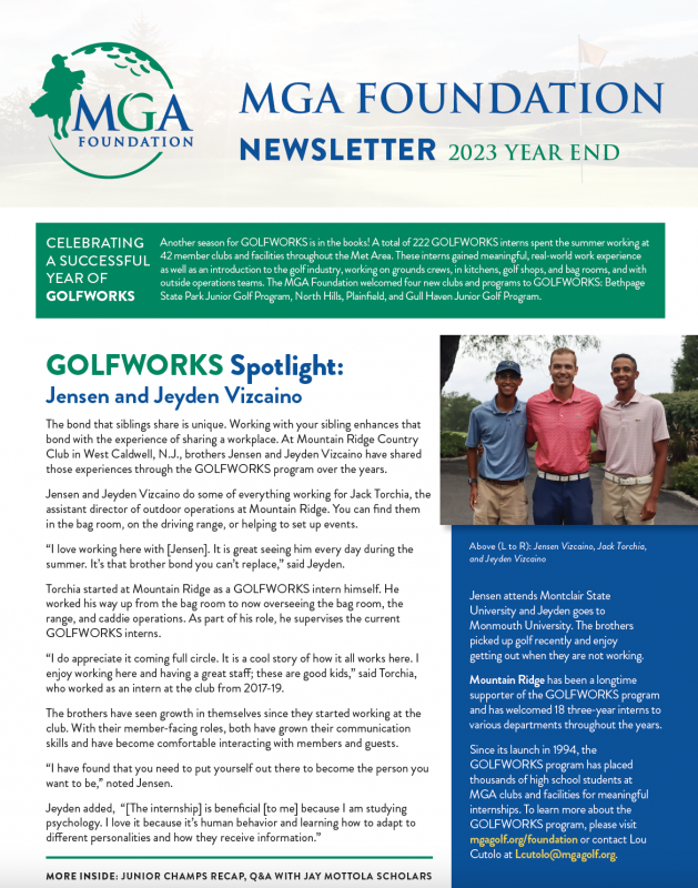 mga foundation newsletter