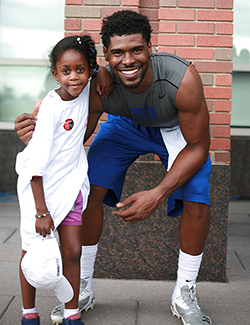 MGA/MetLife Youth Clinic visits MetLife Stadium